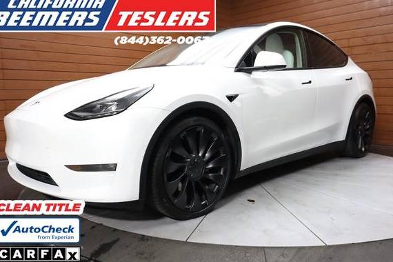 TESLA MODEL Y 2022 7SAYGDEFXNF393262 image
